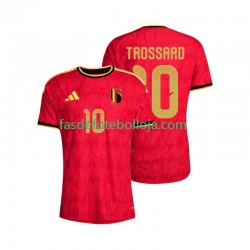 Camisola 1º Equipamento Seleção Belga Leandro Trossard 10 World Cup 2026 Manga Curta ,Homem