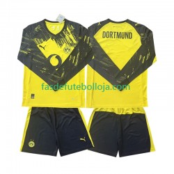Camisola 1º Equipamento Borussia Dortmund 2025-2026 Manga Comprida ,Criança