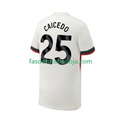 Camisola 2º Equipamento Chelsea Moises Caicedo 25 2025-2026 Manga Curta ,Homem