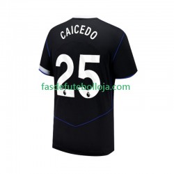 Camisola 3º Equipamento Chelsea Moises Caicedo 25 2025-2026 Manga Curta ,Homem