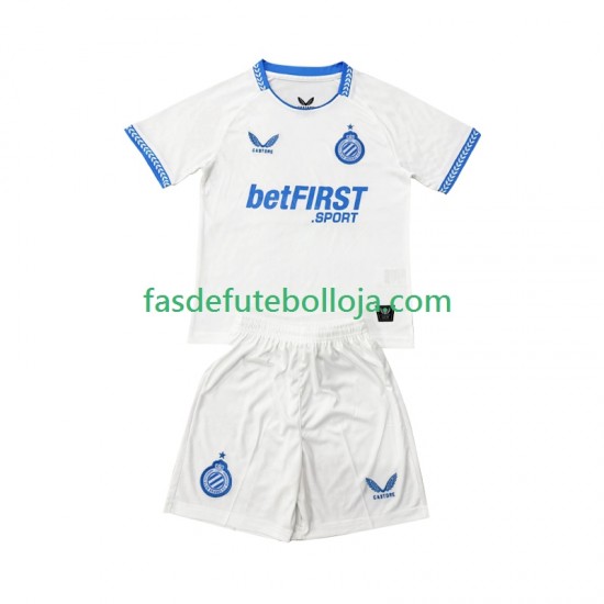 Camisola 2º Equipamento Club Brugge 2025-2026 Manga Curta ,Criança