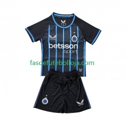 Camisola 1º Equipamento Club Brugge 2025-2026 Manga Curta ,Criança