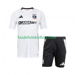 Camisola 1º Equipamento Colo-Colo 2025-2026 Manga Curta ,Criança