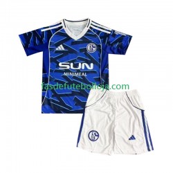 Camisola 1º Equipamento Schalke 04 FC 2025-2026 Manga Curta ,Criança