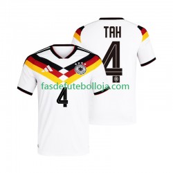Camisola 1º Equipamento Seleção Alemã Jonathan Tah 4 World Cup 2026 Manga Curta ,Homem
