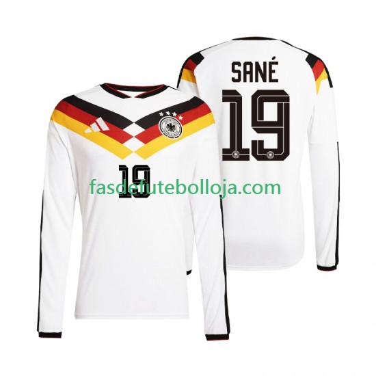 Camisola 1º Equipamento Seleção Alemã Leroy Sane 19 World Cup 2026 Manga Comprida ,Homem