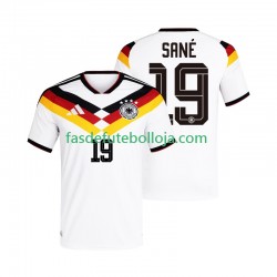 Camisola 1º Equipamento Seleção Alemã Leroy Sane 19 World Cup 2026 Manga Curta ,Homem