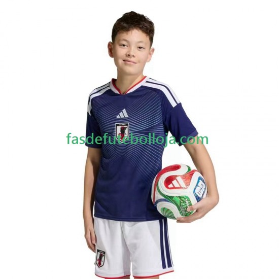 Camisola 1º Equipamento Seleção Japonesa World Cup 2026 Manga Curta ,Criança