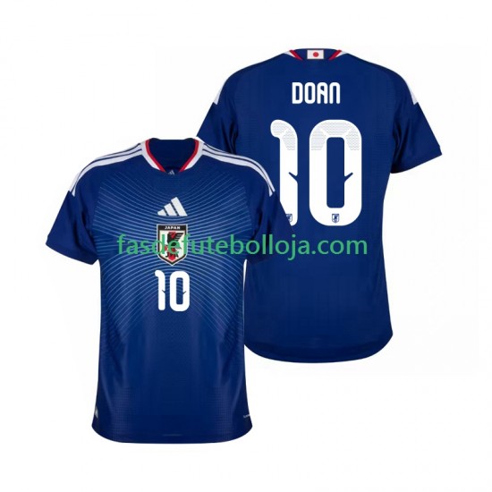 Camisola 1º Equipamento Seleção Japonesa Ritsu Doan 10 World Cup 2026 Manga Curta ,Homem