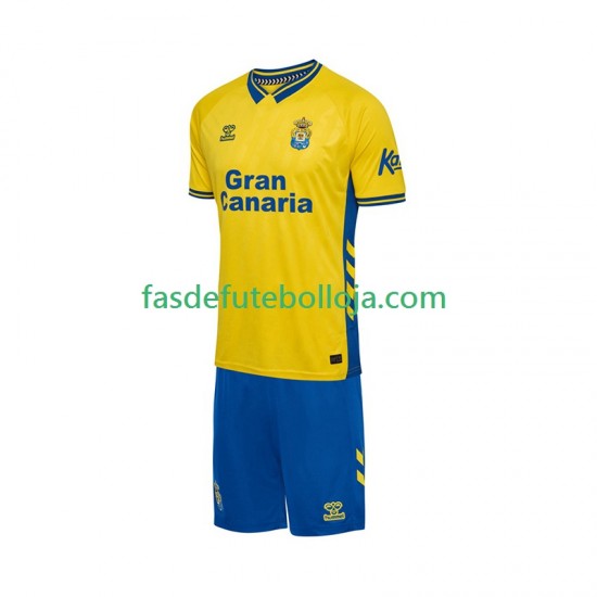 Camisola 1º Equipamento Las Palmas 2025-2026 Manga Curta ,Criança