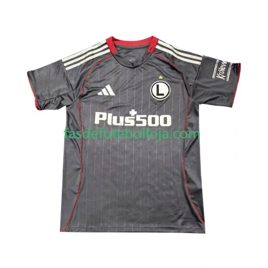 Camisola 3º Equipamento Legia Warsaw 2025-2026 Manga Curta ,Homem