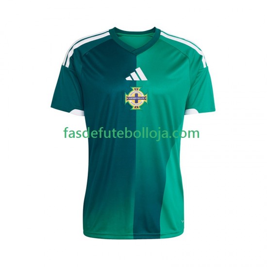Camisola 1º Equipamento Seleção Norte-Irlandes 2026 Manga Curta ,Homem