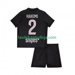 Camisola 4º Equipamento Paris Saint-Germain Achraf Hakimi 2 2025-2026 Manga Curta ,Criança
