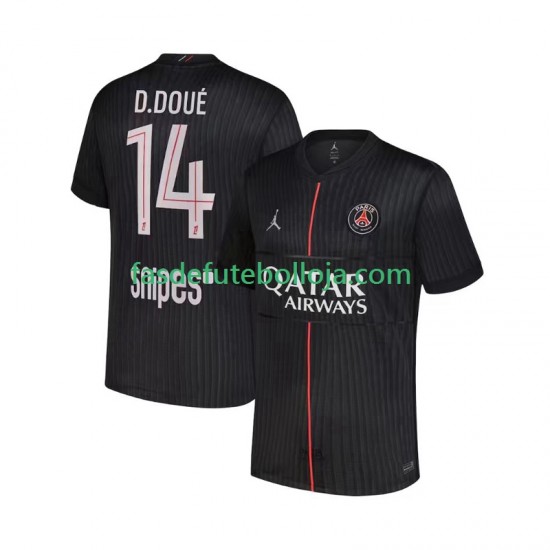 Camisola 4º Equipamento Paris Saint-Germain Desire Doue 14 2025-2026 Manga Curta ,Homem