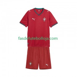 Camisola 1º Equipamento Seleção Portuguesa World Cup 2026 Manga Curta ,Criança