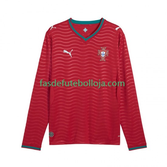 Camisola 1º Equipamento Seleção Portuguesa World Cup 2026 Manga Comprida ,Homem