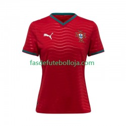 Camisola 1º Equipamento Seleção Portuguesa World Cup 2026 Manga Curta ,Feminina