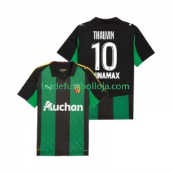 Camisola 2º Equipamento RC Lens Florian Thauvin 10 2025-2026 Manga Curta ,Homem