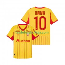 Camisola 1º Equipamento RC Lens Florian Thauvin 10 2025-2026 Manga Curta ,Homem