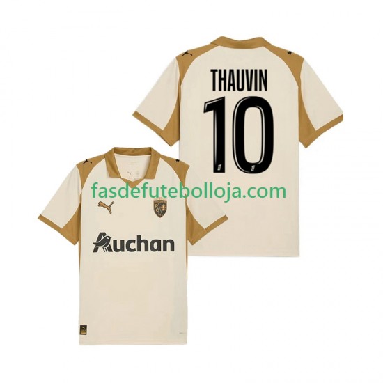 Camisola 3º Equipamento RC Lens Florian Thauvin 10 2025-2026 Manga Curta ,Homem