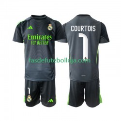 Camisola Guarda-redes 3º Equipamento Real Madrid Thibaut Courtois 1 2025-2026 Manga Curta ,Criança