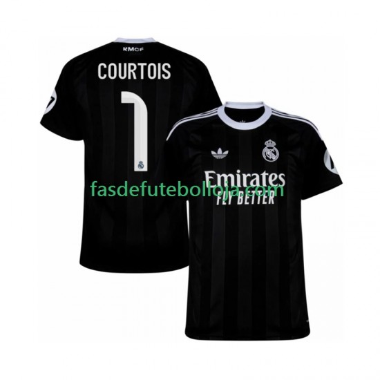 Camisola Guarda-redes 3º Equipamento Real Madrid Thibaut Courtois 1 2025-2026 Manga Curta ,Homem