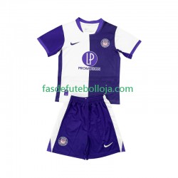 Camisola 1º Equipamento Toulouse 2025-2026 Manga Curta ,Criança Camisola 1º Equipamento Toulouse 2025-2026 Manga Curta ,Criança