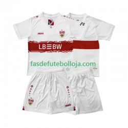 Camisola 1º Equipamento VfB Stuttgart 2025-2026 Manga Curta ,Criança