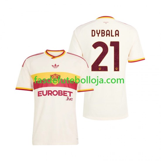 Camisola 2º Equipamento AS Roma Paulo Dybala 21 2026-2027 Manga Curta ,Homem