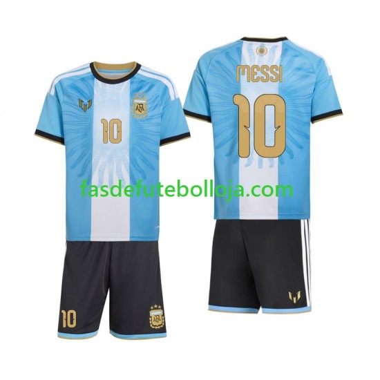 Camisola 1º Equipamento Seleção Argentina Lionel Messi 10 Special 2026-2027 Manga Curta ,Criança Camisola 1º Equipamento Seleção Argentina Lionel Messi 10 Special 2026-2027 Manga Curta ,Criança