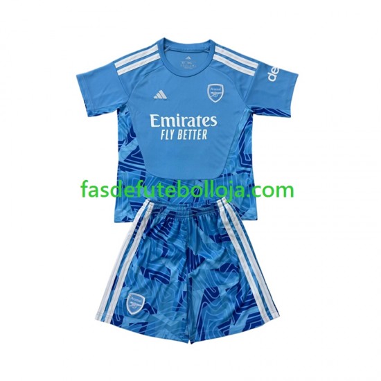 Camisola Guarda-redes 4º Equipamento Arsenal 2026-2027 Manga Curta ,Criança