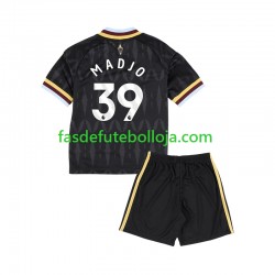 Camisola 2º Equipamento Aston Villa Brian Madjo 39 2026-2027 Manga Curta ,Criança