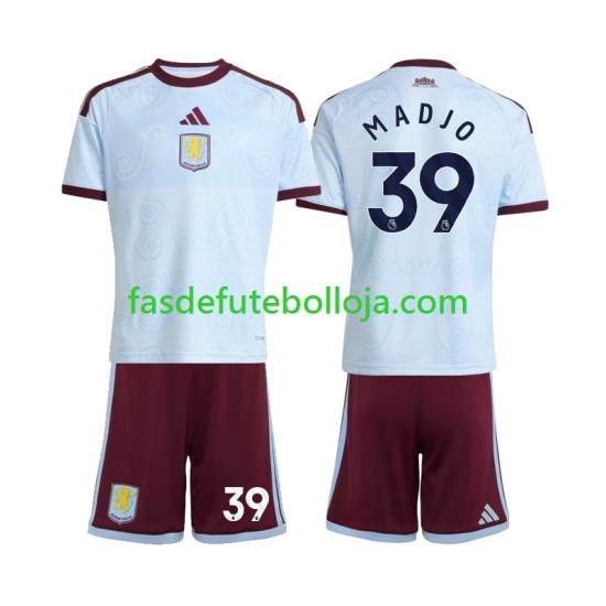Camisola 3º Equipamento Aston Villa Brian Madjo 39 2026-2027 Manga Curta ,Criança