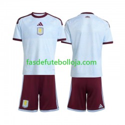 Camisola 3º Equipamento Aston Villa 2026-2027 Manga Curta ,Criança