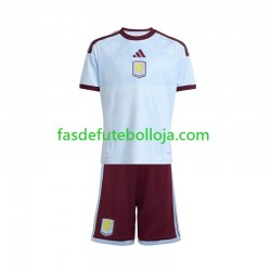 Camisola 3º Equipamento Aston Villa 2026-2027 Manga Curta ,Criança