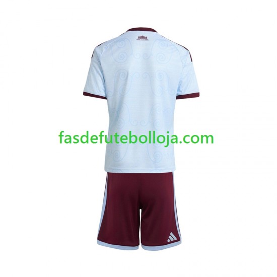 Camisola 3º Equipamento Aston Villa 2026-2027 Manga Curta ,Criança