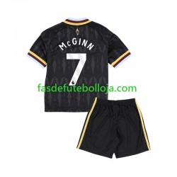 Camisola 2º Equipamento Aston Villa John McGinn 7 2026-2027 Manga Curta ,Criança