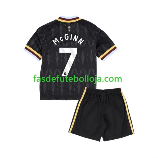 Camisola 2º Equipamento Aston Villa John McGinn 7 2026-2027 Manga Curta ,Criança Camisola 2º Equipamento Aston Villa John McGinn 7 2026-2027 Manga Curta ,Criança