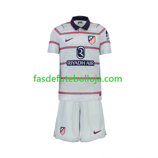 Camisola 3º Equipamento Atlético Madrid 2026-2027 Manga Curta ,Criança