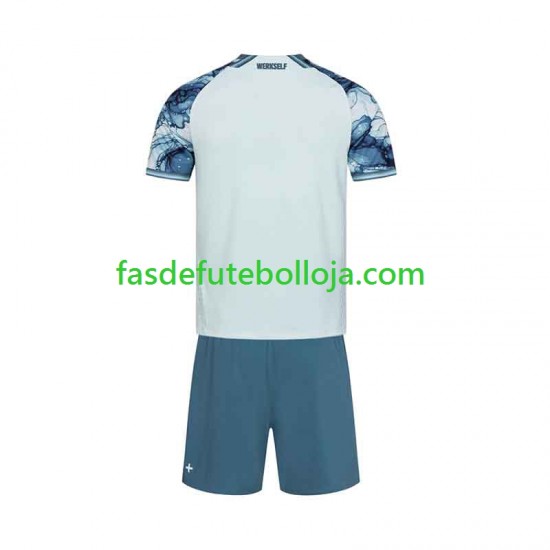 Camisola 2º Equipamento Bayer 04 Leverkusen 2026-2027 Manga Curta ,Criança