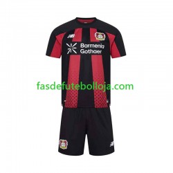 Camisola 1º Equipamento Bayer 04 Leverkusen 2026-2027 Manga Curta ,Criança