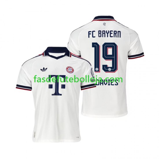 Camisola 2º Equipamento Bayern de Munique Alphonso Davies 19 2026-2027 Manga Curta ,Homem