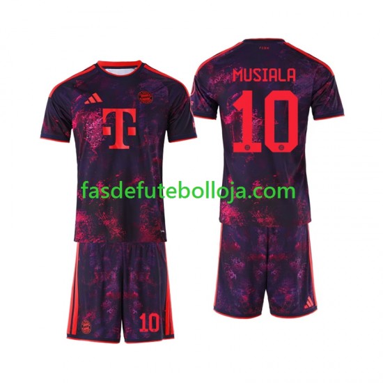 Camisola 3º Equipamento Bayern de Munique Jamal Musiala 10 2026-2027 Manga Curta ,Criança
