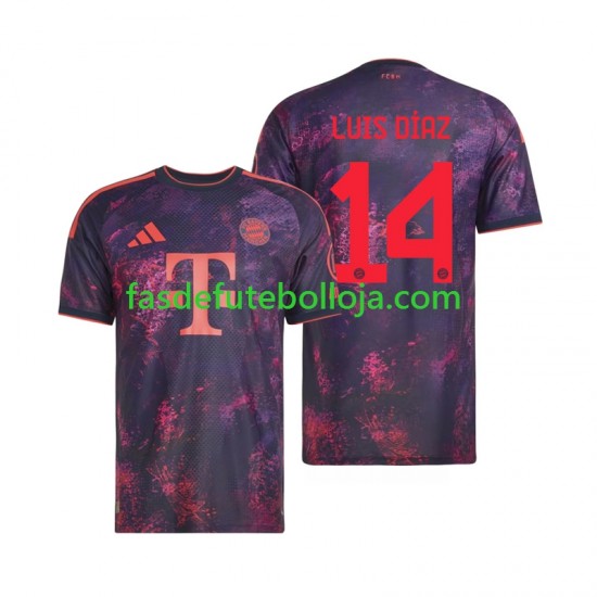 Camisola 3º Equipamento Bayern de Munique Luis Diaz 14 2026-2027 Manga Curta ,Homem