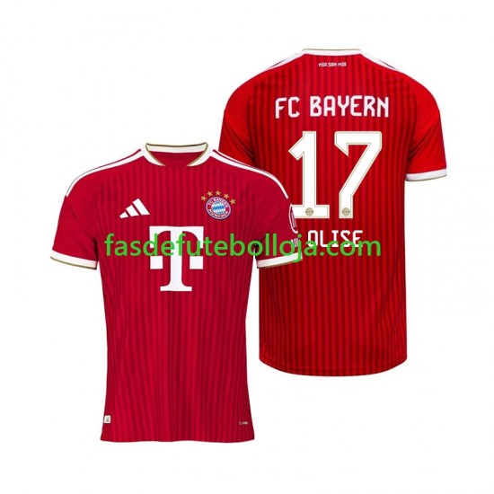 Camisola 1º Equipamento Bayern de Munique Michael Olise 17 2026-2027 Manga Curta ,Homem