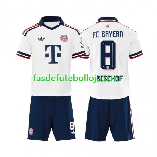 Camisola 2º Equipamento Bayern de Munique Tom Bischof 8 2026-2027 Manga Curta ,Criança Camisola 2º Equipamento Bayern de Munique Tom Bischof 8 2026-2027 Manga Curta ,Criança