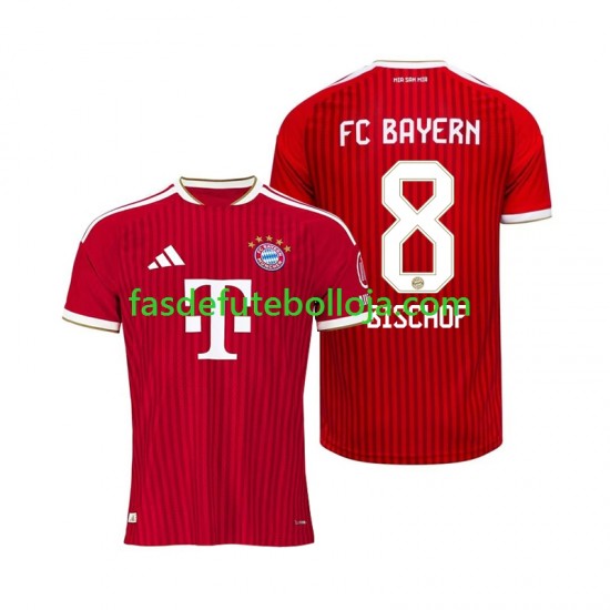Camisola 1º Equipamento Bayern de Munique Tom Bischof 8 2026-2027 Manga Curta ,Homem
