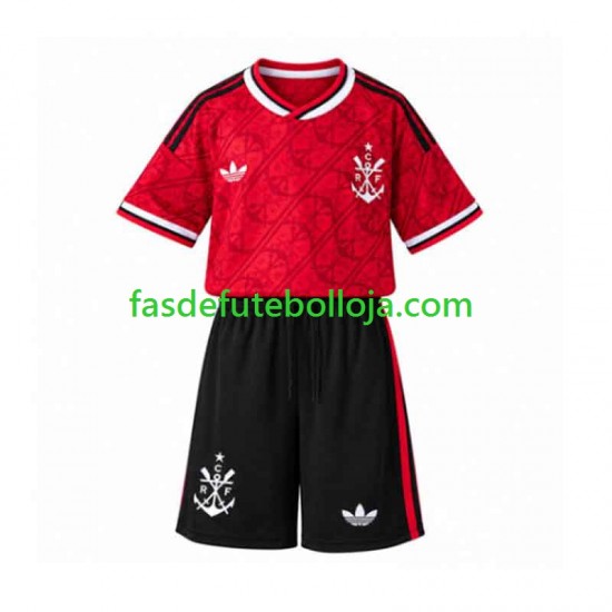 Camisola 3º Equipamento CR Flamengo 2026-2027 Manga Curta ,Criança