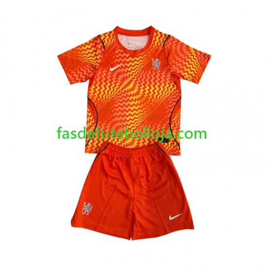 Camisola Guarda-redes 2º Equipamento Chelsea 2026-2027 Manga Curta ,Criança