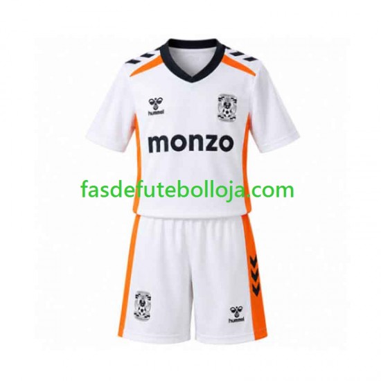 Camisola 2º Equipamento Coventry City 2026-2027 Manga Curta ,Criança